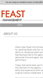 Mobile Screenshot of feastmanagement.co.uk