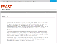 Tablet Screenshot of feastmanagement.co.uk